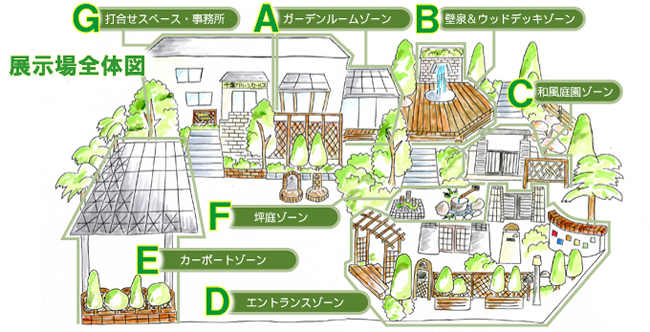 展示場全体図